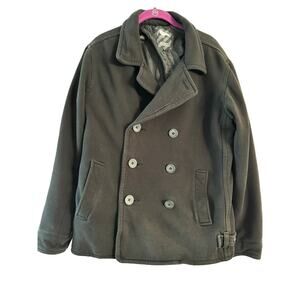 Modern Amusement Black Button Up Jacket Size Large